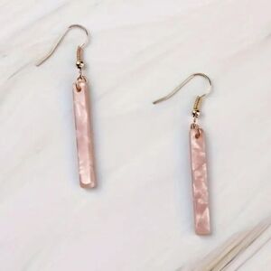 Carriage Boutique Pink and Gold Earrings